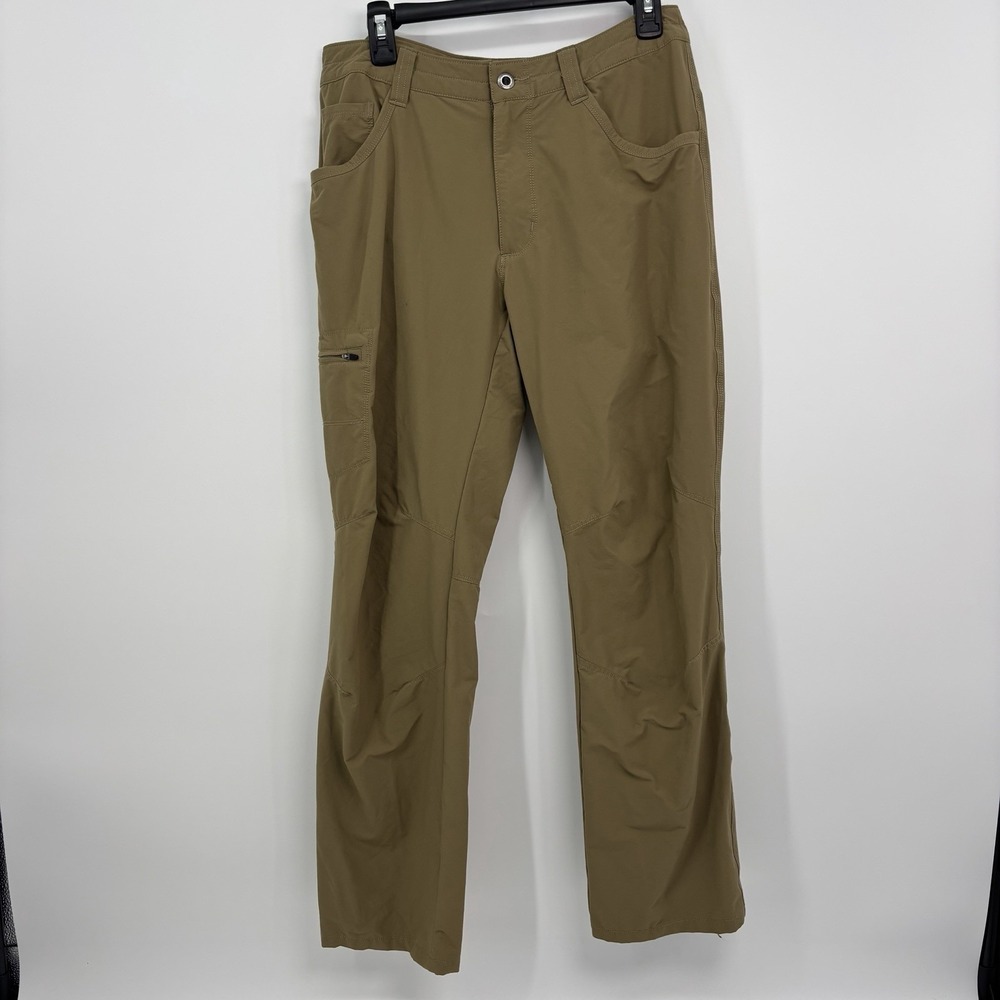 Patagonia Quandary Pants Tan Men's 32x30 Hiking Lightweight Zip Pockets Travel